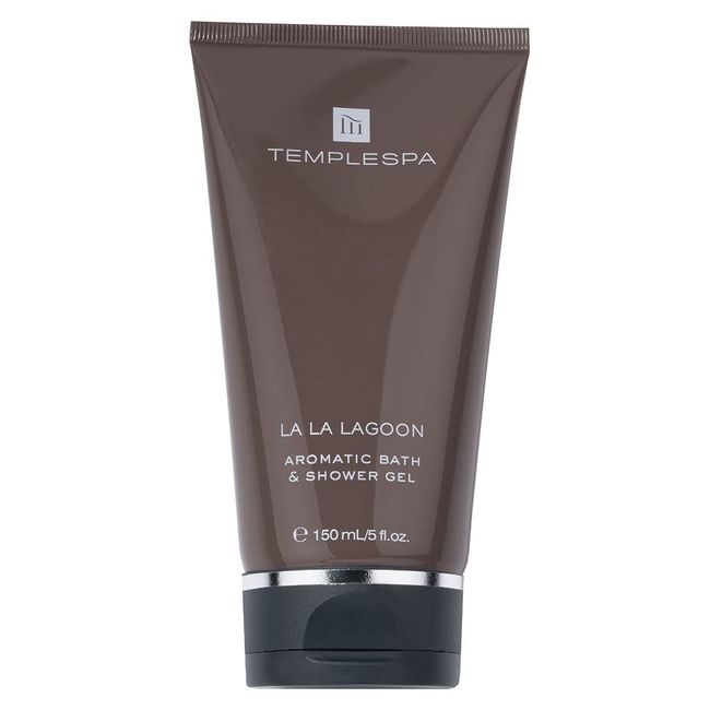 TEMPLESPA | LA LA LAGOON | Luxury Bath and Shower Gel for Cleansing, Fresh Skin, Smooth Texture, Natural Ingredients, Free from Parabens, Phthalates and Sulphates, Cruelty-Free, Vegan 5 fl.oz.