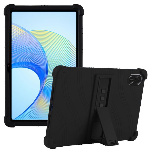 ATOOZ for Honor Pad X9 Case 11.5 Inch 2023 Honor Pad X9 11.5 Tablet Case Soft Silicone Kids Case for Huawei Honor Pad X9/X8 Pro Tablet with Adjustable Bracket - Black