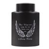 Angel Wings Medium Keepsake Urns for Human Ashes (Black Wings)