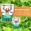 Whitetail Institute Imperial Clover Deer Food Plot Seed for Spring or Fall Planting, Promotes Antler Growth and Attracts Deer, Heat, Cold and Drought Tolerant, 18 lbs (2.25 Acres)