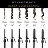 StyleCraft Black Gold Professional Curling Iron 1.5"