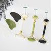 YLTNEUQER Jade Roller Gua Sha Set - Skin Care Set, Natural Beauty Skin Care Tools, Face Roller Massager for Face, Neck, and Eye Treatment (White)