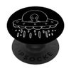 Alien UFO Drawing PopSockets Adhesive PopGrip