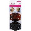 Scunci 3826703A048 Octopus Jaw Clip Assorted Colors 2 Count