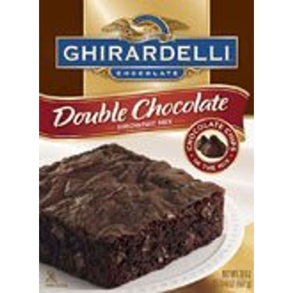 Ghirardelli, Chocolate Double Chocolate Brownie Mix, 18oz Box (Pack of 3)