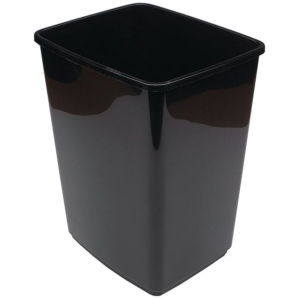 2Work Swing Bin Base Only 10 Litre Plastic Black 2W02385