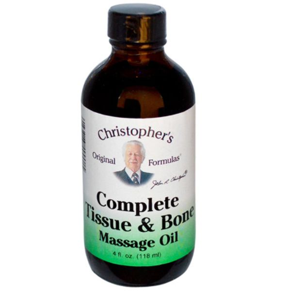 Complete Tissue and Bone Massage Oil  4 Oz By Dr. Christophers Formulas