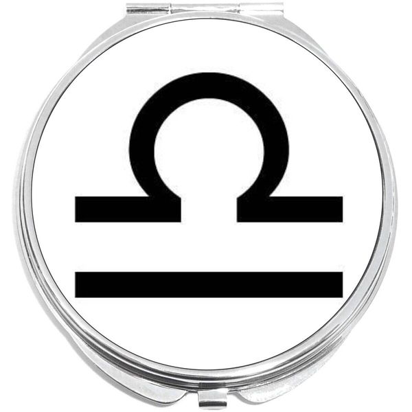 Libra Zodiac Compact with Mirrors - Perfect for your Pocket or Purse