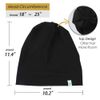 Winitas Satin Lined Sleep Cap for Men with Curly Hair Dreadlocks