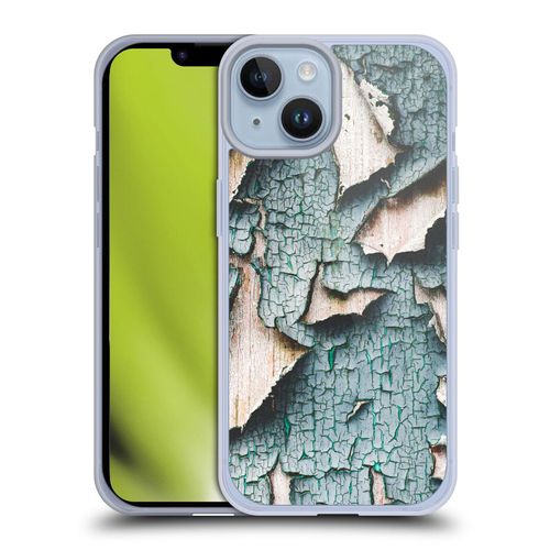 Head Case Designs Officially Licensed PLdesign Rustic Old Peeling Apart Wood and Rust Prints Gel Case [Military Grade Protection] Compatible with Apple iPhone 14
