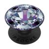 Diamond Style Bling Shapes Initials Letter I