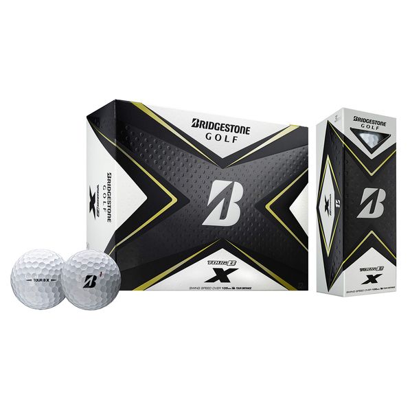Bridgestone 2020 Tour B X Golf Balls 1 Dozen White