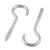 Uxcell 5 Pcs 3mm Thread Ceiling Screw Hooks Picture Hanger Lamp Wire Holder