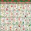 Leesgel Glow Tattoos for Kids Christmas Stocking Fillers, 260 Styles Santa/Sweets/Snowflakes/Snowman/Xmas Tree Tattoo Stickers, Christmas Decorations Party Games Toys Eve Boxes Ideas Crafts Supplies