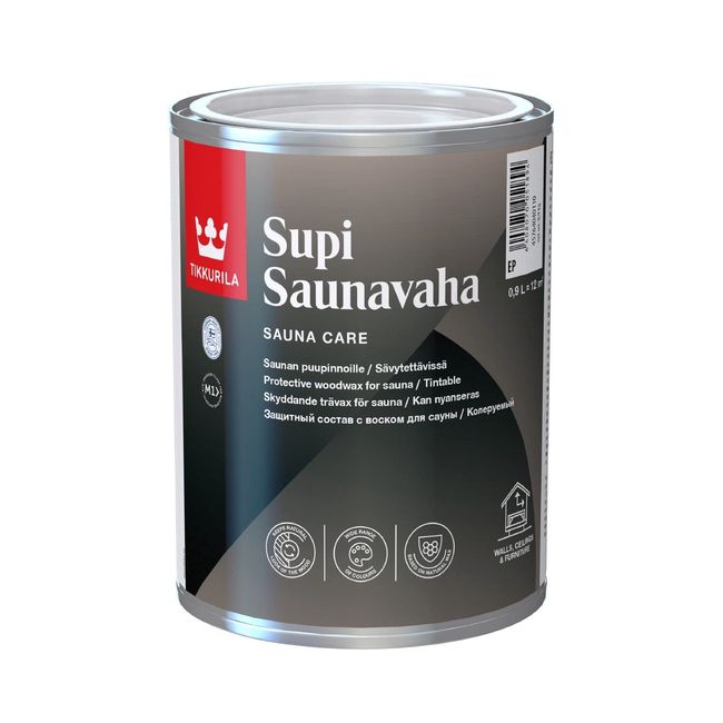 TIKKURILA Sauna Wax SUPI 900 ml | Transparent