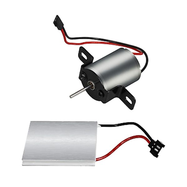 Fireplace Fan Motor 4-Blade Heat Powered Stove Fan for Wood/Log Burners