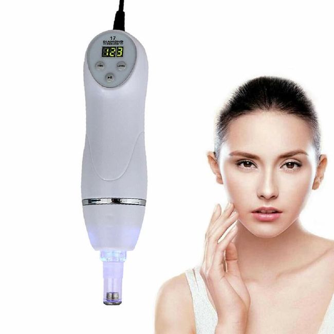 6 Tips Blackhead Vacuum Suction Remover Mini Diamond Skin Peeling Pore Cleaner