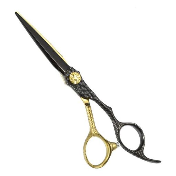 VOCOSTE Hair Scissors, Hair Cutting Scissors, Professional Barber Scissors, Stainless Steel Razor, 6.9&quot; Long, Black