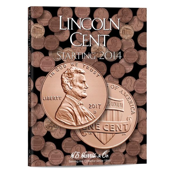 H.E. Harris & Co US Lincoln Cent Coin Folder 2014 – Date Volume 4 #4002