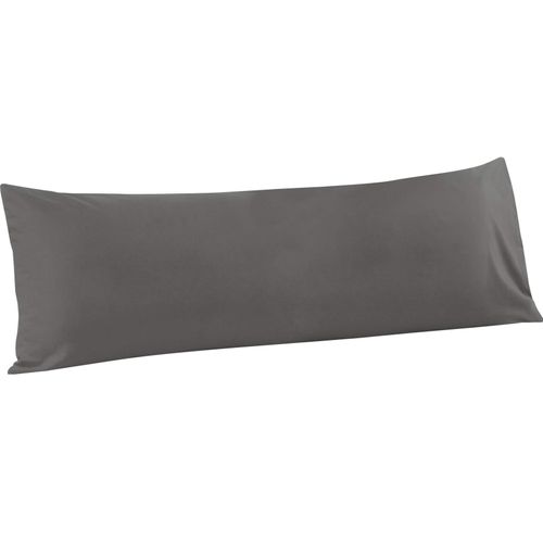FLXXIE Body Pillow Cover - Super Soft Microfiber 20x54 Pillow Case - Envelope Closure, Wrinkle, Stain Resistant Dark Grey Body Pillow Cover, 20x54, Dark Grey