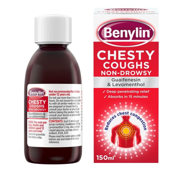Benylin Chesty Coughs Non Drowsy, 150 ml