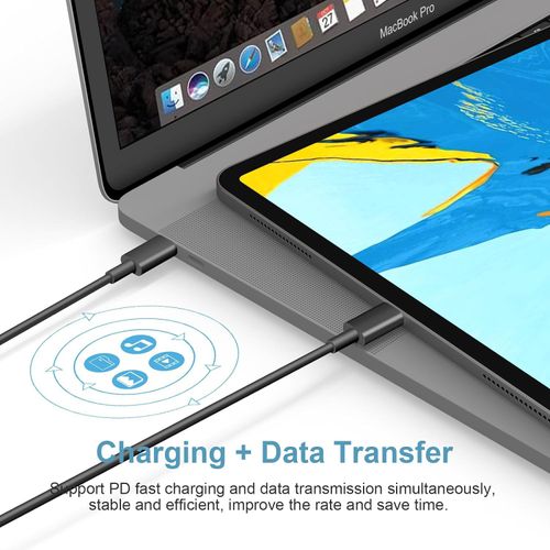 Tek Styz PRO 2Pack USB-C 50W/5A Compatible with LG G Pad 5 10.1 for 5Gbps Data and Hi-Powered Charging Cable (Black 1.5M/5ft)