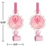 Creative Converting Twinkle Toes Blowouts, 5.25 x 2.55, Pink