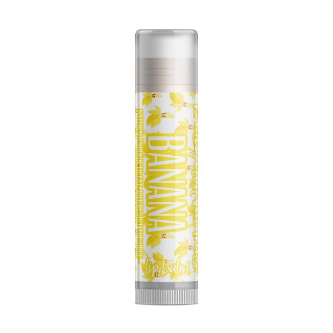 Delight Naturals Banana Lip Balm - Single Tube