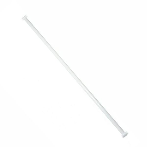 White Centre Bar for Garment Clothes Rail Sizes 2FT