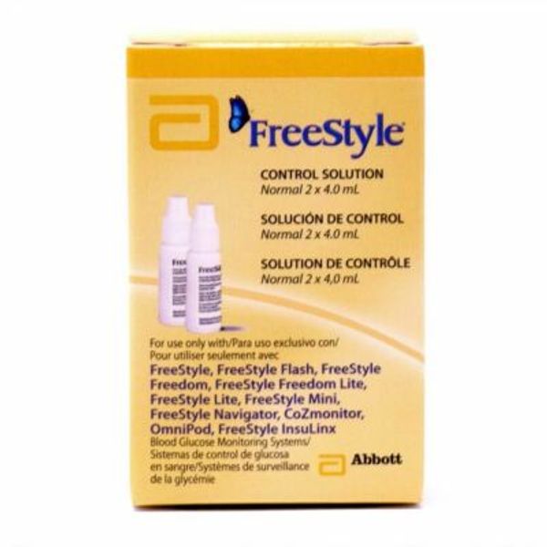 ABBOTT FreeStyle  Normal Control Solution  PACK OF 2