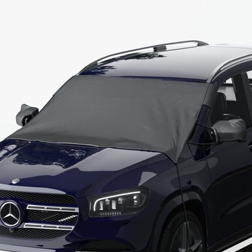 Autotech Park Custom-fit Snow Cover Compatible with 2016-2025 Mercedes GLC, Windshield Cover Comes with Rear Mirror Cover