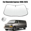 For 1996-2025 Chevy Express Car Windshield Sun Shade UV Block Window Cover Visor