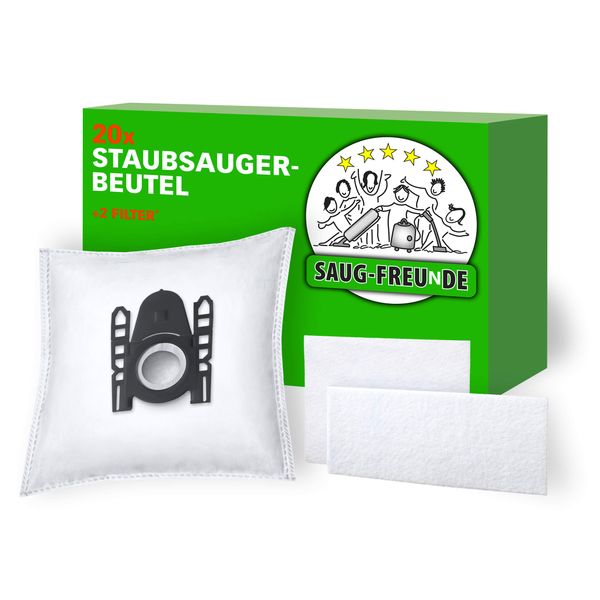 SAUG-FREUnDE | 20 Staubsaugerbeutel für SIEMENS Z 3.0 Baureihe, Z3.0, VSZ3B212, VSZ3B232, VSZ3B320, VSZ3A210CH, VSZ3MULTI, VSZ3XTRM11, VSZ31455, VSZ31455, VSZ31456, ähnl. zu SIEMENS Typ G ALL (SI2)