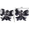 Yvan Cheaper 2 Curtain Clips Bow - Black