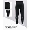 JAKO Damen Dynamic Trainingshose, Schwarz, M EU