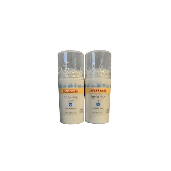 Burt's Bees Hydrating Stick with Aloe Water 99% Natural, 1.1 Oz Sealed, 2 Pack