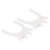 PATIKIL Billiard Bridge Head, 2 Pack Plastic Pool Cue Stick High Bridge Head Slide-in Replaceable Cue Accessories for Pool Table, White