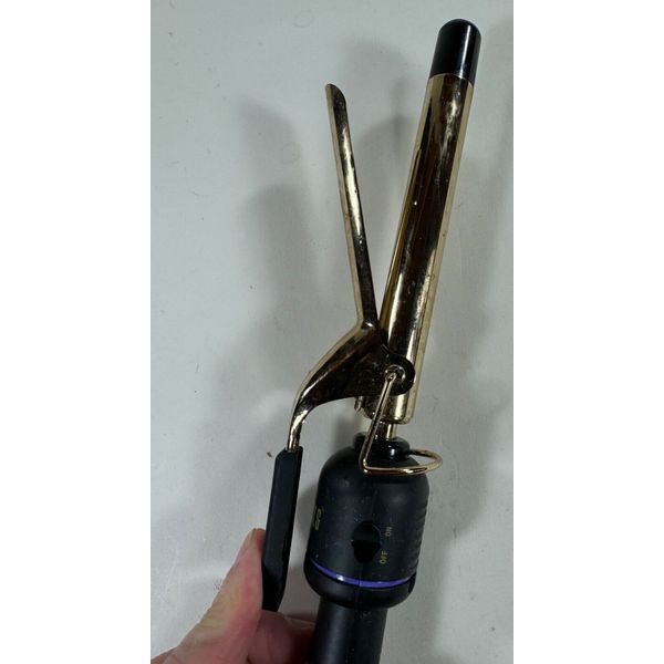 Hot Tools Professional Curling Iron Gold Plated with temperature settings