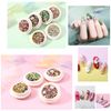 JIAMIAN 6 Boxes Mixed Nail Art Sparkle Rhinestones Diamonds Crystals Beads Gems, Sparkly Crystal, Nail Art Tools For Nails, Clothes, Face, Craft (Multicolor)