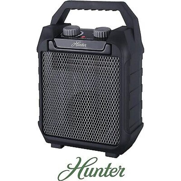 Hunter Recirculating Utility Space Heater Thermostat Portable Compact 1500W