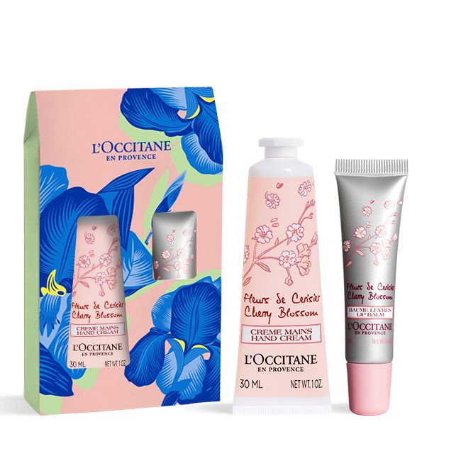 [Gift] Cherry Blossom Hand Cream &amp; Lip Balm Duo