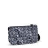 Kipling Creativity L Large Purse, Pouches, Cases, Holiday Waves (Blue)