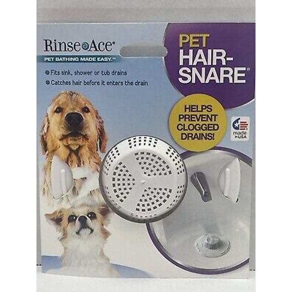 NEW Rinse Ace Hair Snare Fits Kitchen Sink Bath Tub Drain Cover Prevents Clogs