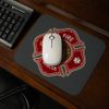 Firefighter Fire Rescue Maltese Cross Low Profile Thin Mouse Pad Mousepad