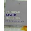 Celebrate Easter   Bunny Kitchen Towel 2 Pack Great Gift