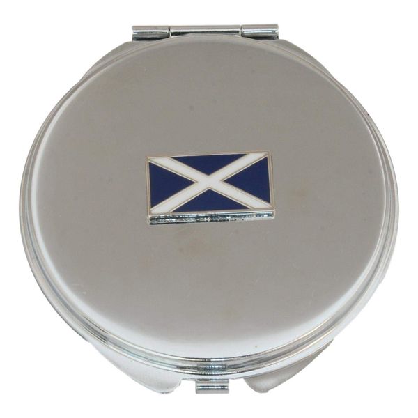 Scottish Flag Compact Mirror Handbag Gift With Free Engraving 490