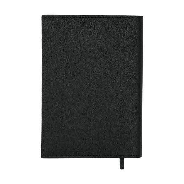 Book Cover, A5 Size, Black, Suitable for Books up to 8.4 x 5.8 x 1.4 inches (212 x 148 x 35 mm), Includes Bookmark/Card Slot, Notebook Cover