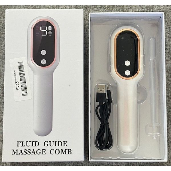 Fluid Guide Massage Comb Scalp Care Red Light Therapy