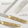 4 Pcs Wedding Cake Knife and Champagne Flutes Server Set for Bride