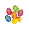Set of 12 Bright Crosses Plastic Easter Eggs 2.25 Inches